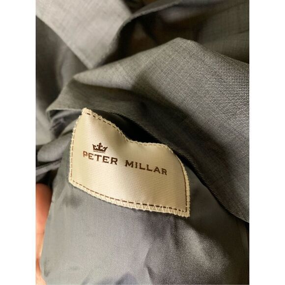 Peter Millar 100% Wool blazer gray men's size 46R - Picture 4 of 5